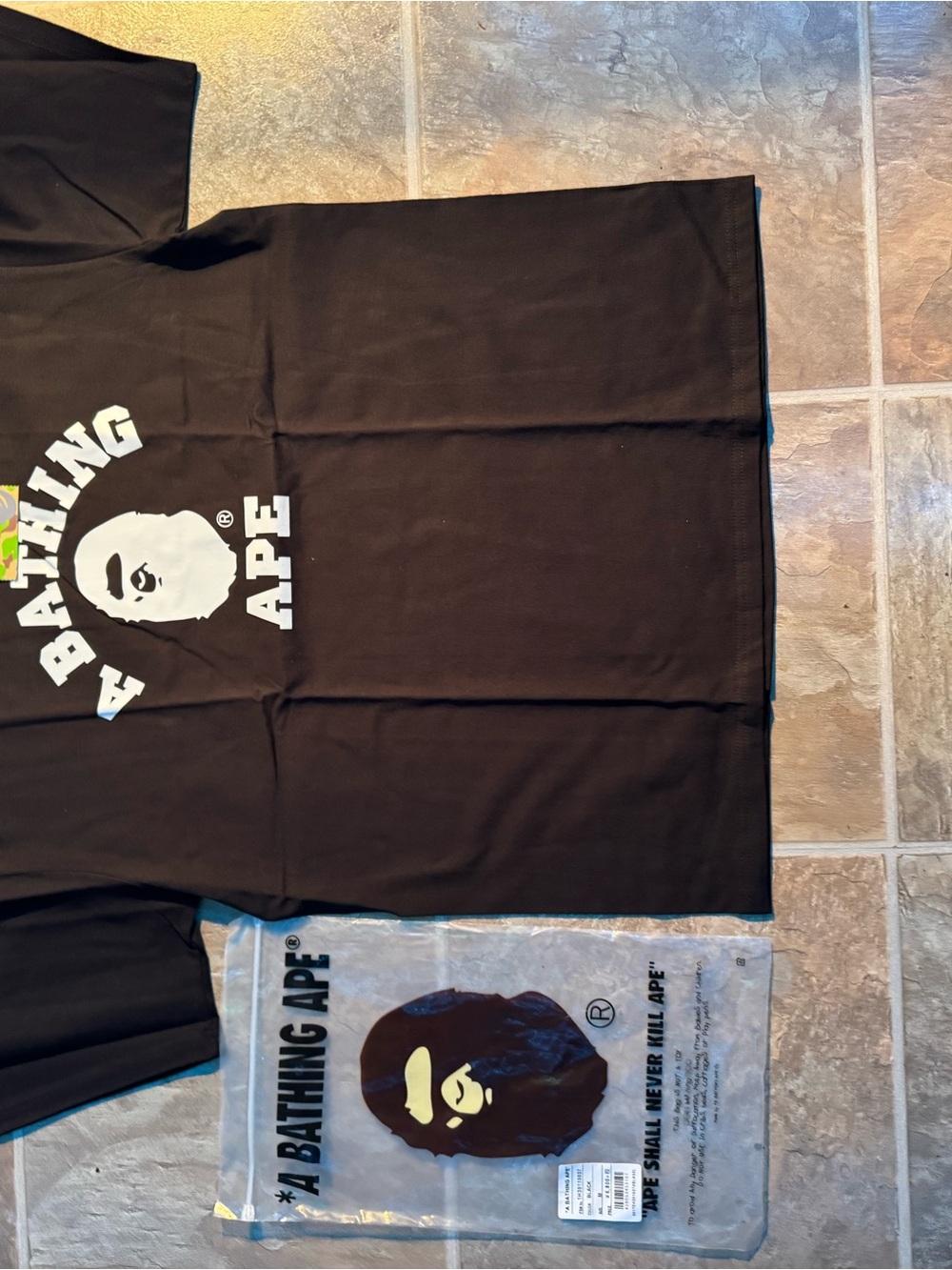 Bape t shirt black